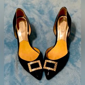 Michael Michael Kors Shoes Michael Kors Shirley D'orsay Pump Blk Patent